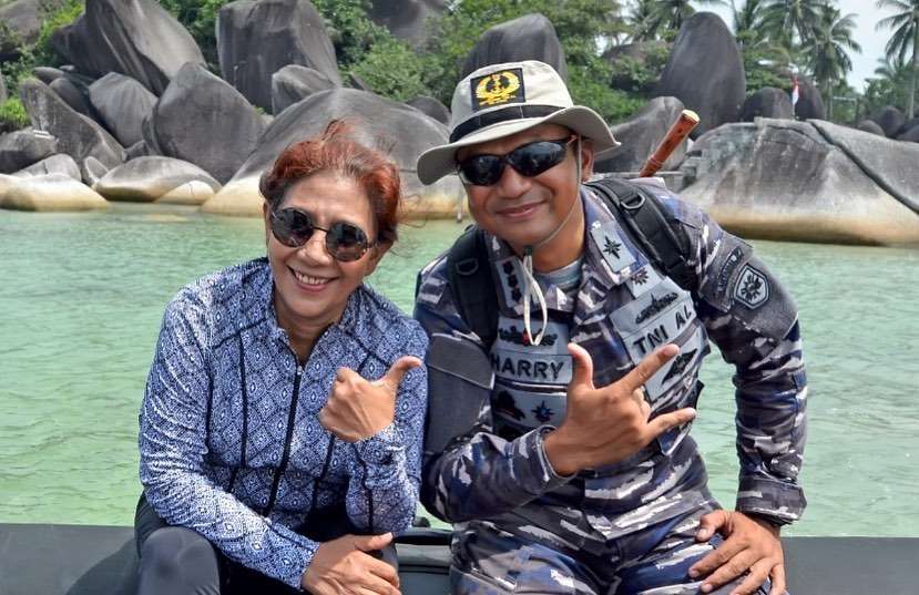 5 Foto Kenangan Susi dengan Awak KRI Nanggala 402 yang Gugur
