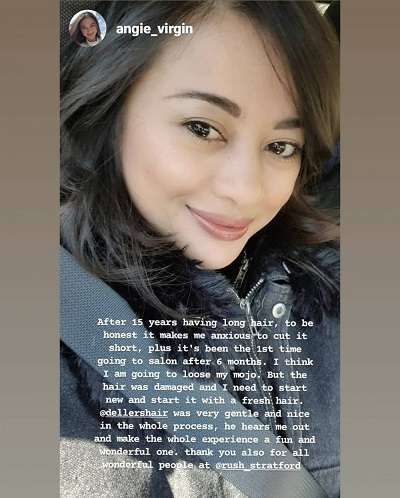 6 Potret Terbaru Angie Virgin, Ubah Gaya Rambut Usai 15 Tahun
