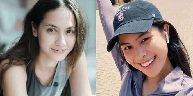 Potret Pevita Pearce dan Maudy Ayunda Tampil Polos