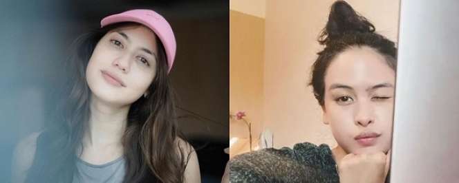 Potret Pevita Pearce dan Maudy Ayunda Tampil Polos