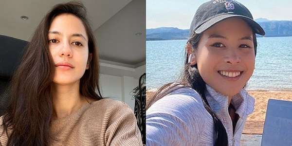 Potret Pevita Pearce dan Maudy Ayunda Tampil Polos