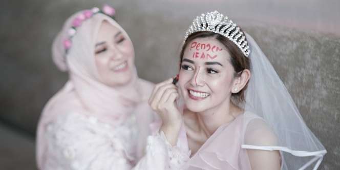 Potret Bridal Shower Citra Monica, Salfok ke Wajahnya