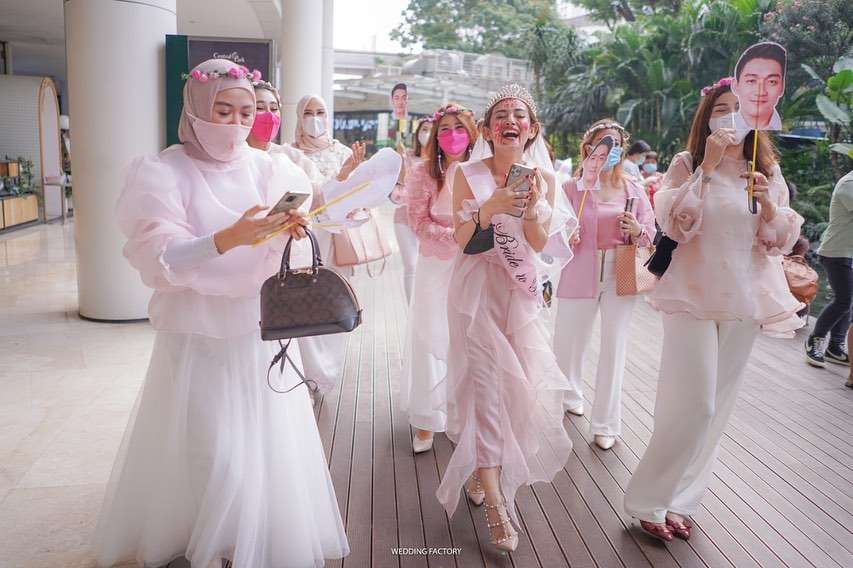 Potret Bridal Shower Citra Monica, Salfok ke Wajahnya
