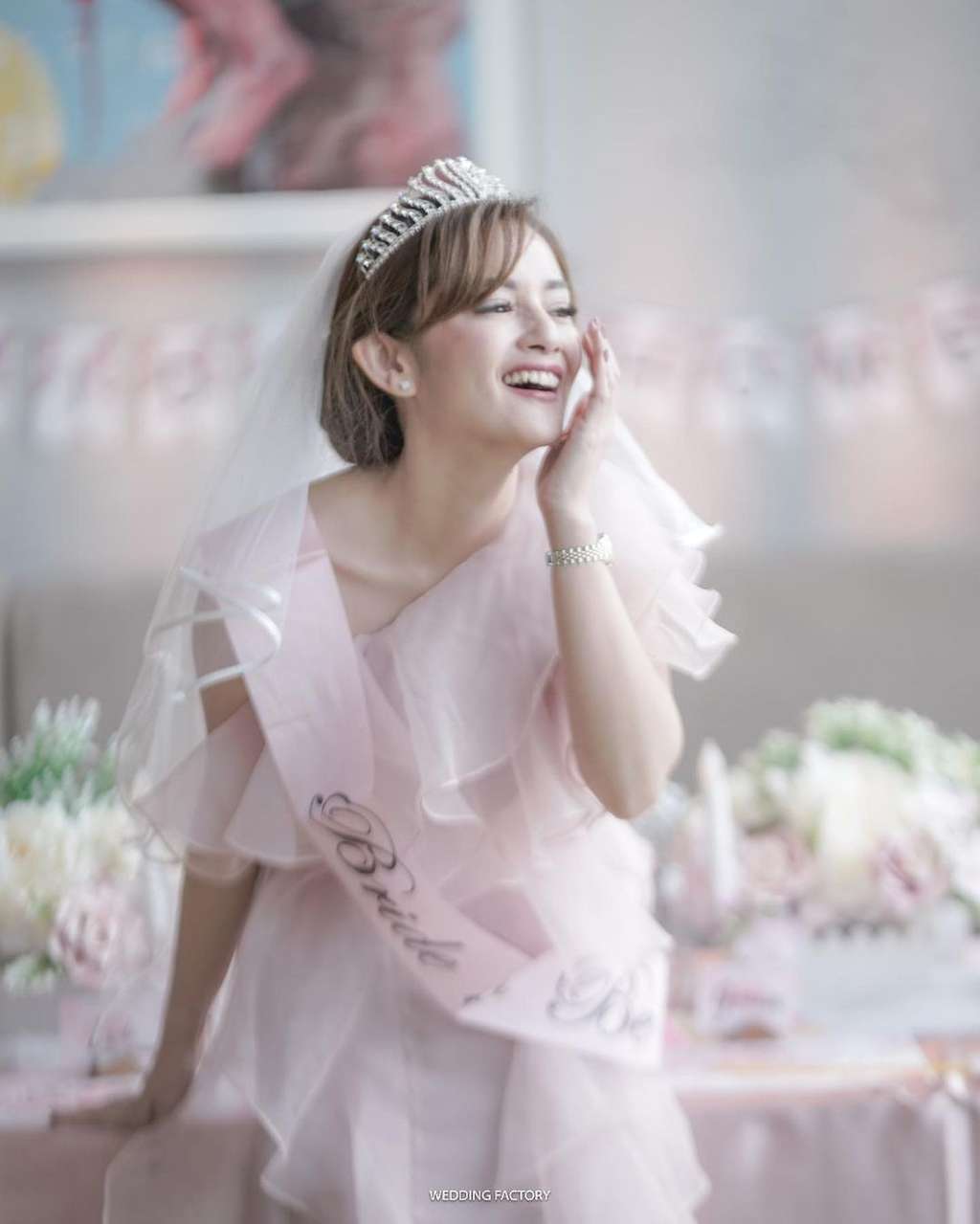 Potret Bridal Shower Citra Monica, Salfok ke Wajahnya
