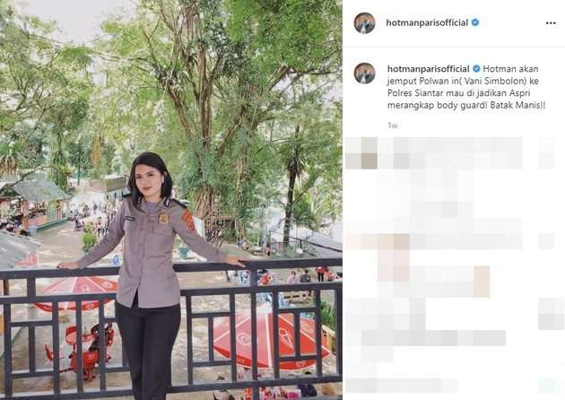 10 Potret Bripda Vani Simbolon, Bodyguard Idaman Hotman Paris
