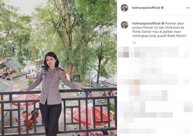10 Potret Bripda Vani Simbolon, Bodyguard Idaman Hotman Paris