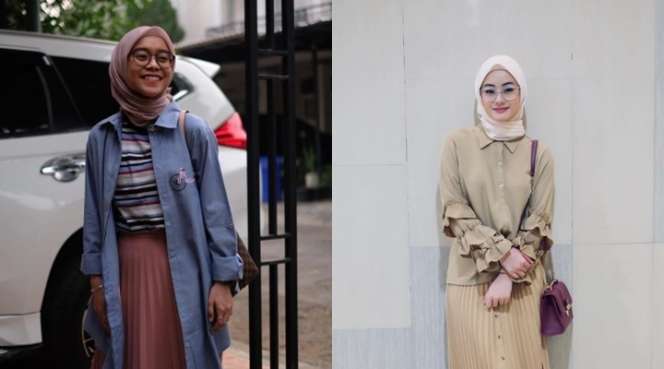7 Gaya Fashion Lesti Kejora dan Dinda Hauw, Siapa Pilihanmu?