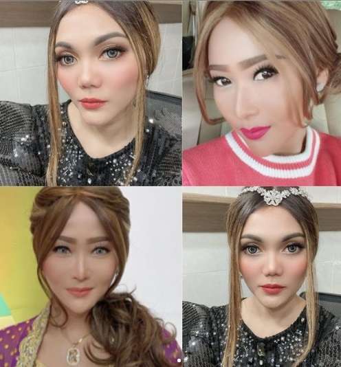 8 Potret Rina Nose Tiru Gaya Seleb Lain, Mana Paling Mirip?