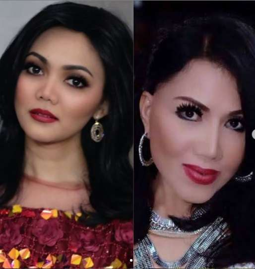 8 Potret Rina Nose Tiru Gaya Seleb Lain, Mana Paling Mirip?