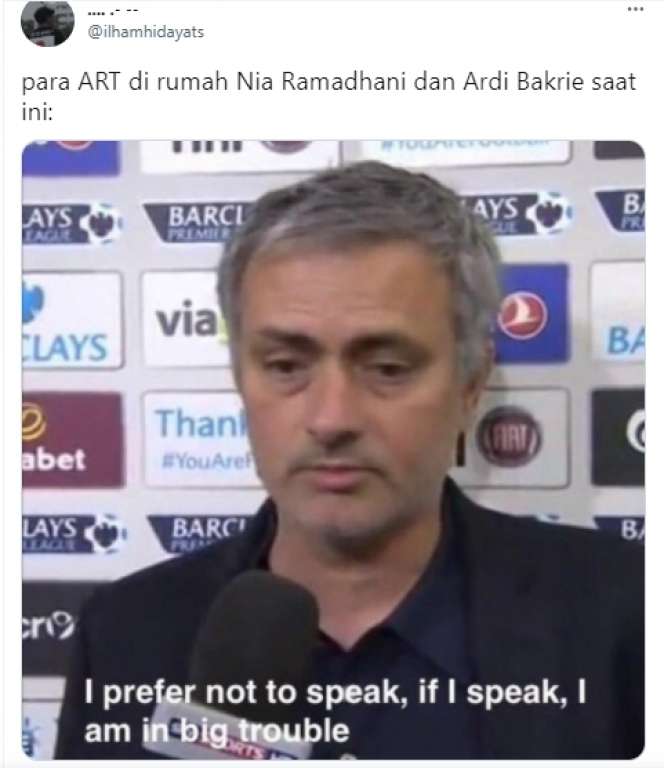 11 Cuitan Lucu Netizen Nia Ramadhani Ditangkap karena Narkoba
