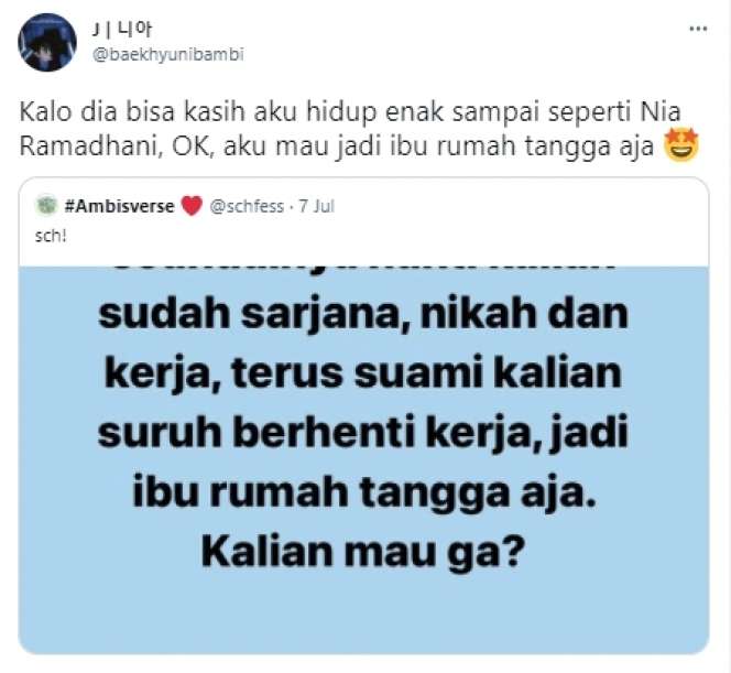 11 Cuitan Lucu Netizen Nia Ramadhani Ditangkap karena Narkoba