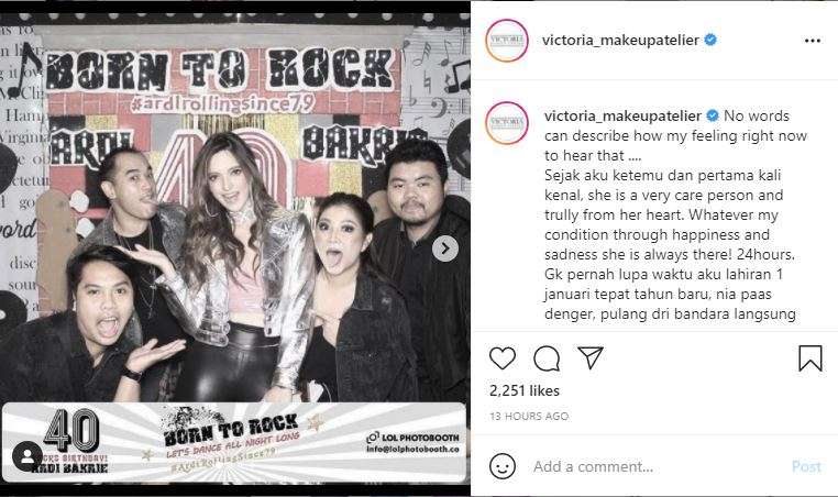 12 Artis Dukung Nia Ramadhani, Ada yang Pernah Alami Serupa