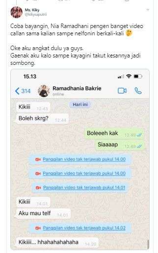 7 Foto Profil WhatsApp Seleb, Nia Ramadhani Paling Disorot
