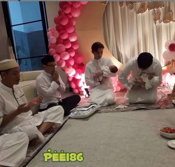 10 Momen Manis Aqiqah Anak Pertama Dinda Hauw & Rey Mbayang