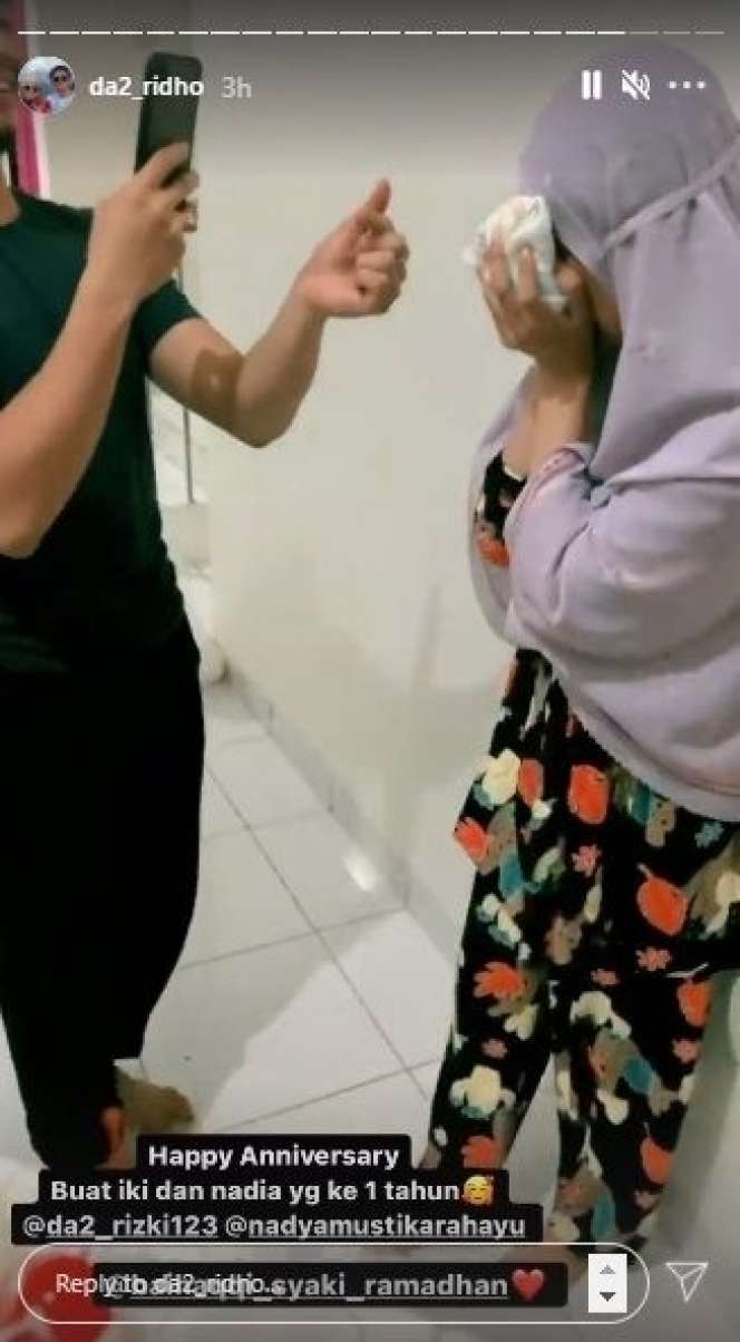 Rujuk! 8 Momen Panggilan Rizki DA ke Nadya Disorot