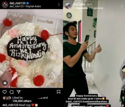 Rujuk! 8 Momen Panggilan Rizki DA ke Nadya Disorot