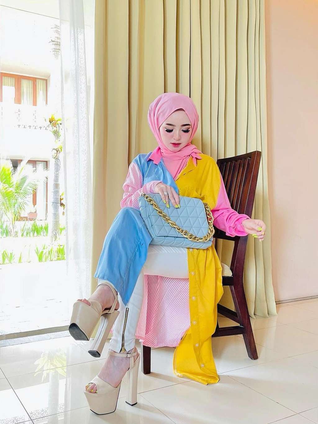 8 Foto Herlin Kenza, Selebgram Aceh Sedang Ramai Jadi Sorotan