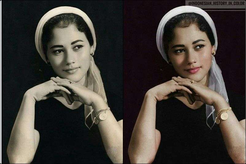 Diedit Jadi Berwarna, Foto Lawas 6 Seleb Ini Kian Memukau
