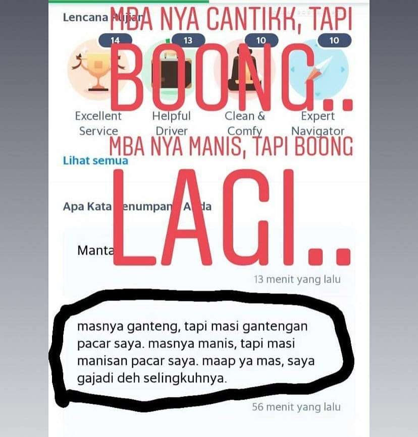 10 Catatan Lucu dari Customer Ojol, Terakhir Paling Ngakak!