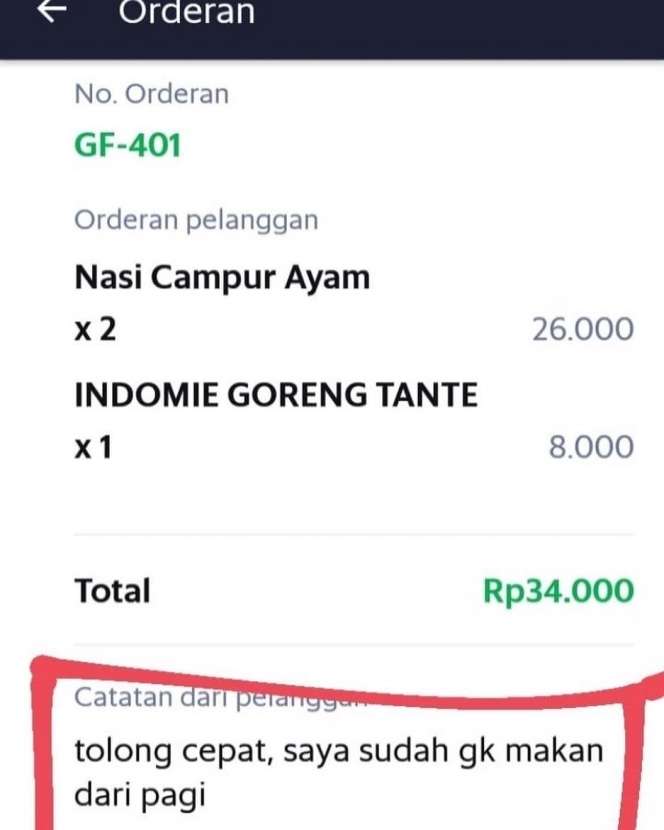 10 Catatan Lucu dari Customer Ojol, Terakhir Paling Ngakak!