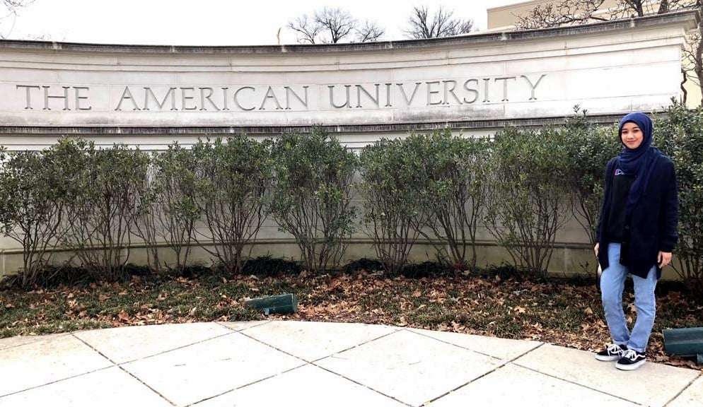 10 Potret Cantiknya Alya, Gadis Minang Jadi Guru Ngaji Amerika