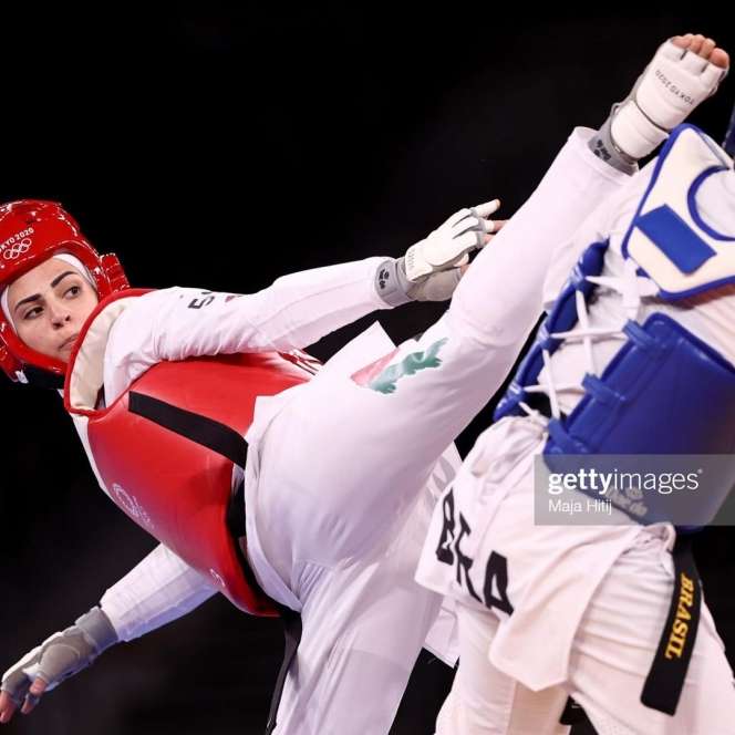 Potret Julyana Al-Sadeq, Atlet Taekwondo yang Mirip Lady Gaga