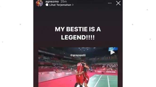 10 Momen Persahabatan Greysia Polii-Agnez Mo, Kompak Banget!