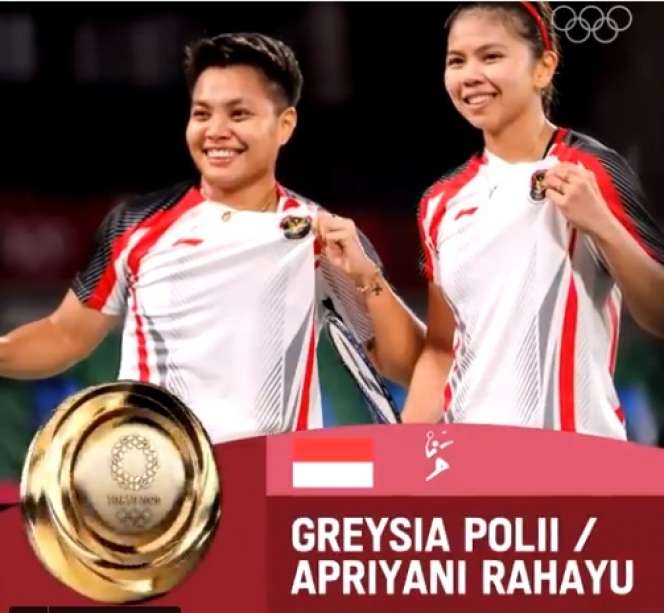 6 Momen Kemenangan Greysia-Apriyani di Olimpiade Tokyo 2020