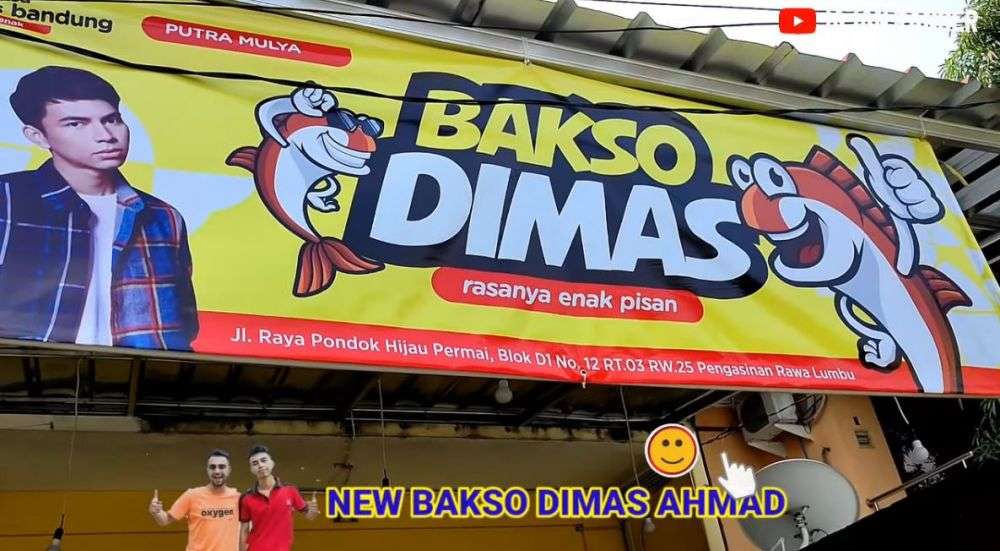 10 Potret Usaha Bakso Dimas, Dulu Gerobak Kini Ruko Mentereng