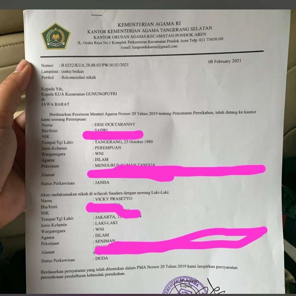 6 Nama Asli Seleb Terungkap Jelang Nikah, Terbaru Rizky Billar