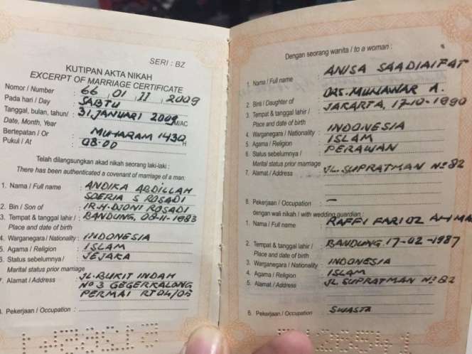 6 Nama Asli Seleb Terungkap Jelang Nikah, Terbaru Rizky Billar