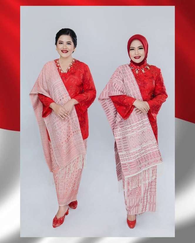 5 Potret Kahiyang Ayu Pakai Kebaya Merah Rayakan Kemerdekaan