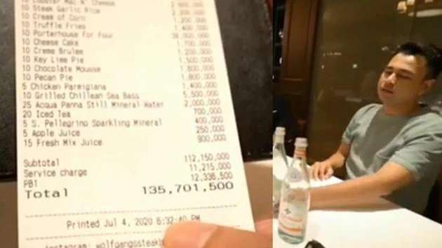 Tajir Melintir 7 Seleb Ini Habiskan Jutaan Rupiah Sekali Makan