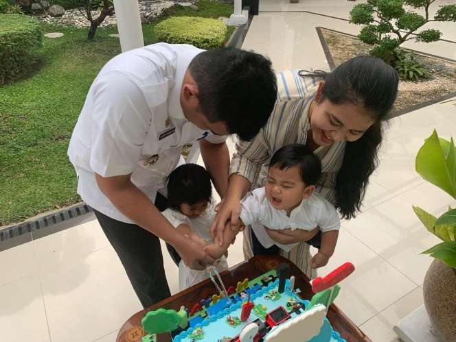Momen Perayaan Ulang Tahun Anak-anak Kahiyang Ayu
