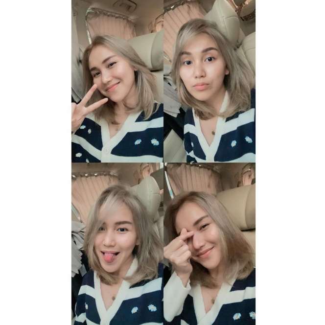 8 Foto Cantiknya Ayu Ting Ting dengan Warna Rambut Baru, Wow!