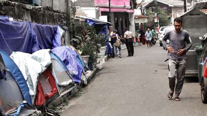 Nestapa Pengungsi Afghanistan di Kebon Sirih