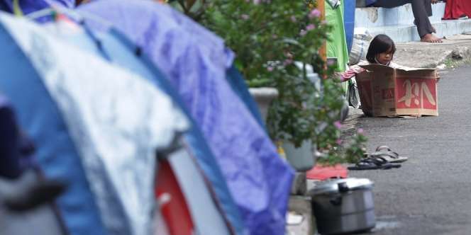 Nestapa Pengungsi Afghanistan di Kebon Sirih