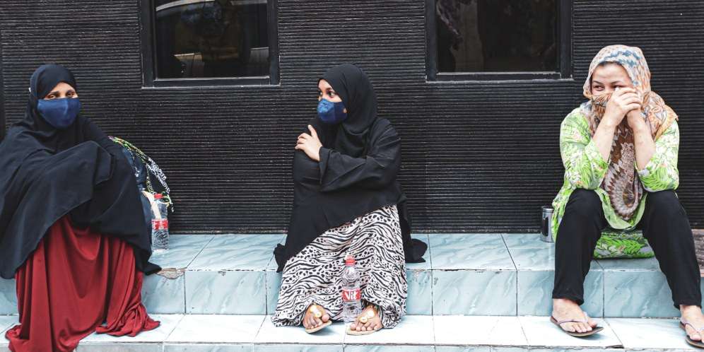 Nestapa Pengungsi Afghanistan di Kebon Sirih