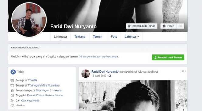 Kabar Terbaru Farid Dwi, Mantan Suami Kumalasari yang Tampan