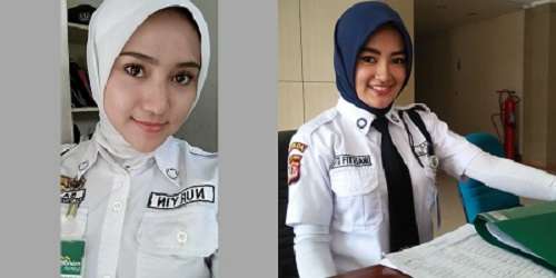 Deretan Satpam Wanita, Cantiknya Tak Kalah dari Polwan