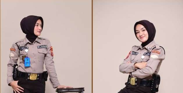 Deretan Satpam Wanita, Cantiknya Tak Kalah dari Polwan