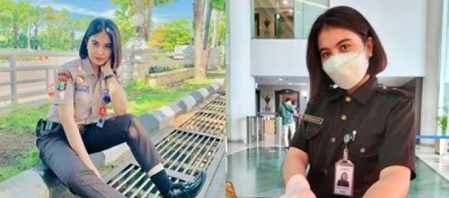 Deretan Satpam Wanita, Cantiknya Tak Kalah dari Polwan