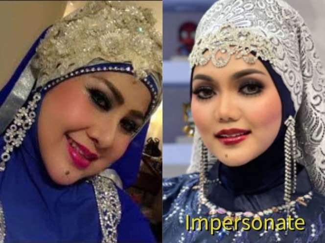 5 Gaya Rina Nose Tiru Gaya Selebritis, Ngakak Parah!
