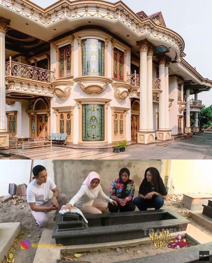 7 Potret Rumah Mewah Artis yang Berada di Dekat Makam, Waduh!