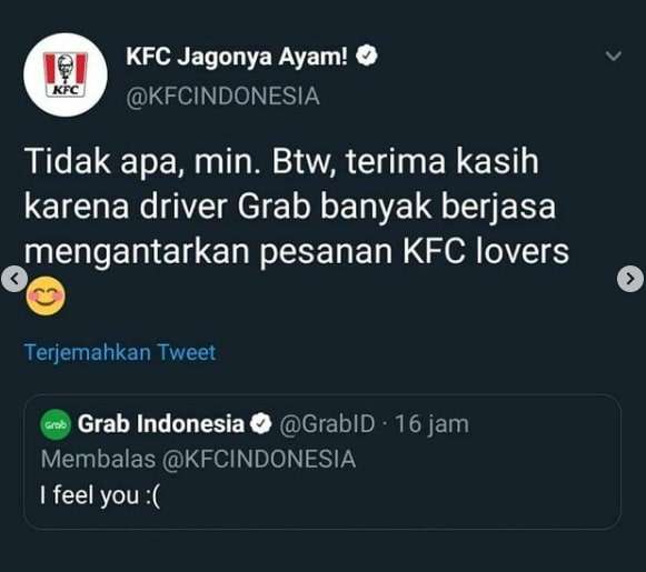 10 Cuitan Kocak Admin KFC Balas Komentar Netizen, Bikin Ngakak