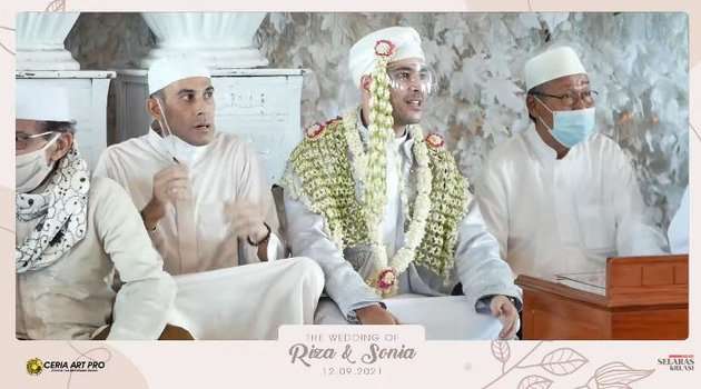 Mewah, Potret Akad Nikah Riza Shahab dan Sonia Alattas