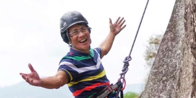 Potret Aksi Kak Seto Panjat Tebing Bikin Heboh!