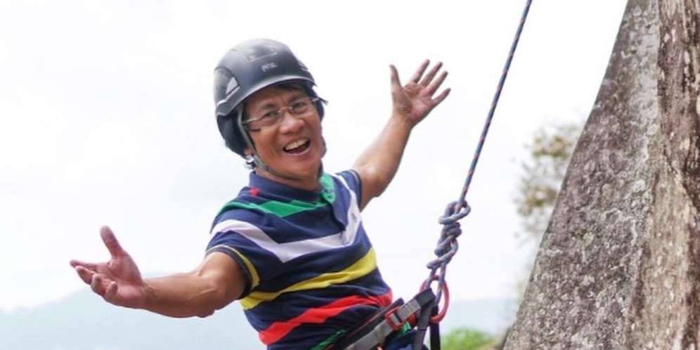 Potret Aksi Kak Seto Panjat Tebing Bikin Heboh!