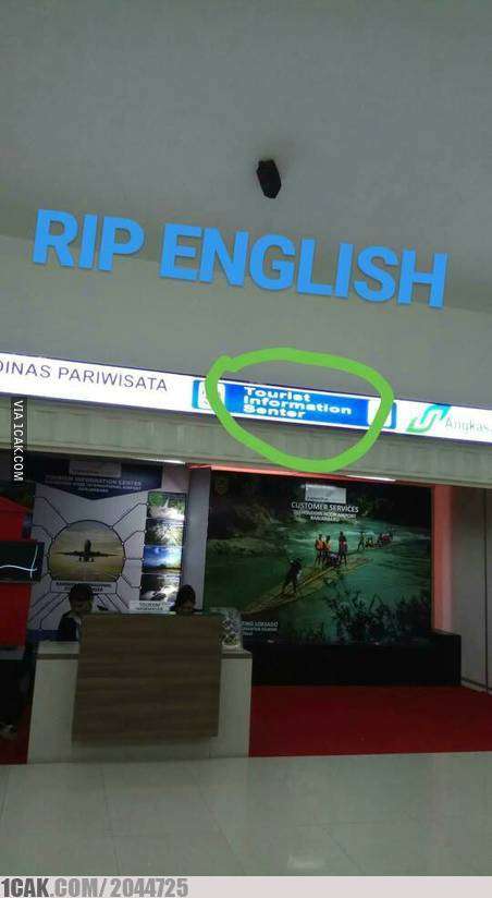 13 Peringatan Pakai Bahasa Inggris Ini Malah Bikin Ngakak
