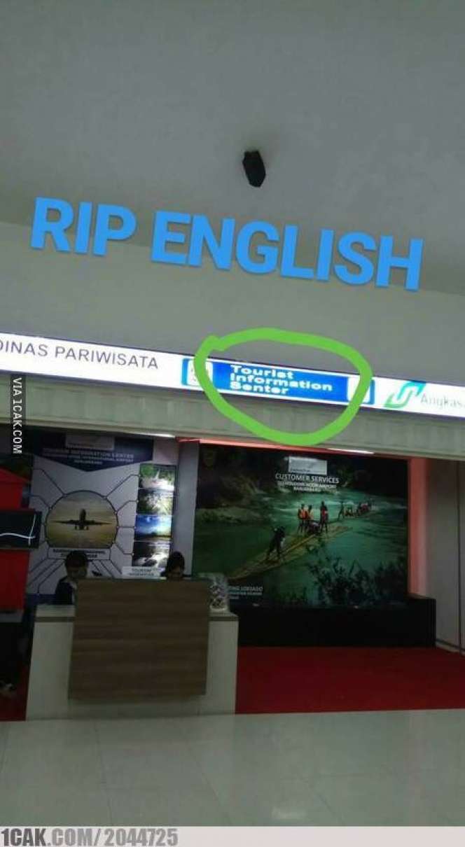 13 Peringatan Pakai Bahasa Inggris Ini Malah Bikin Ngakak